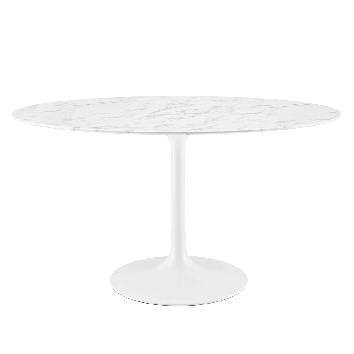 Lippa 54" Oval Faux Marble Dining Table by Modway - EEI-1134