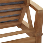 Marina Outdoor Patio Teak Single Chaise by Modway