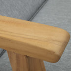 Marina Outdoor Patio Teak Single Chaise by Modway