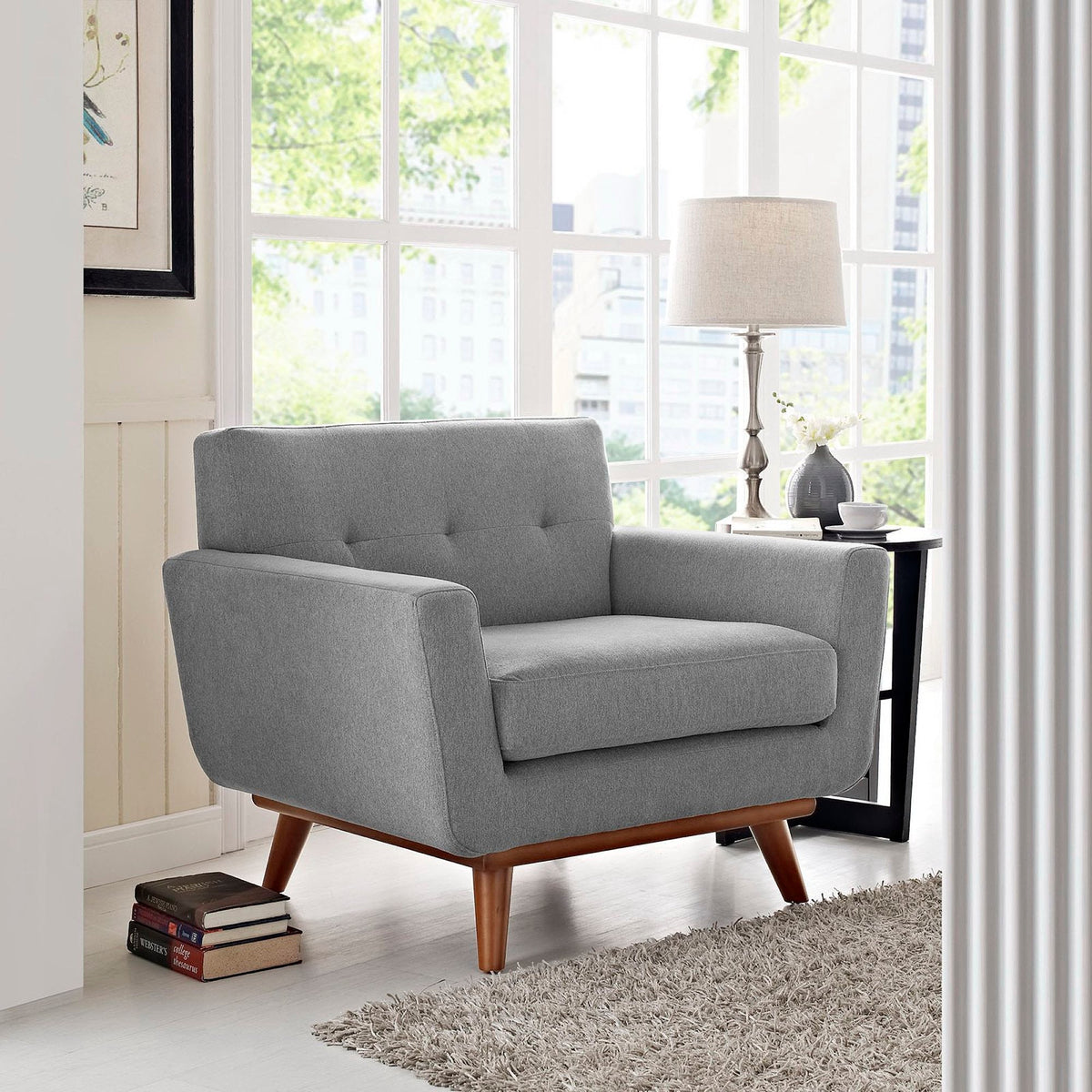 Engage Upholstered Fabric Armchair by Modway