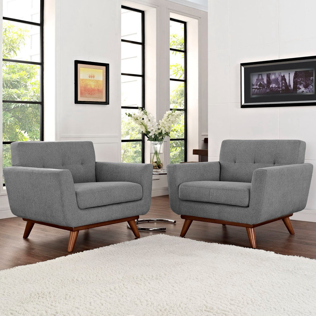 Engage Wood Armchair Set of 2 by Modway