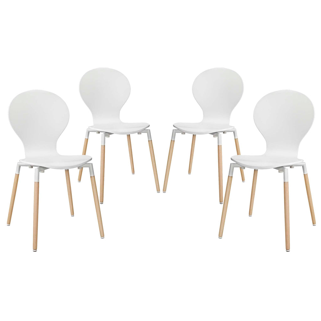 Path Dining Chair Set of 4 by Modway