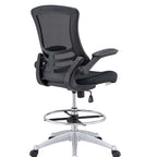 Attainment Vinyl Drafting Chair by Modway