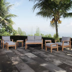 Marina 8 Piece Outdoor Patio Teak Set by Modway