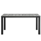 Maine 63" Outdoor Patio Dining Table by Modway