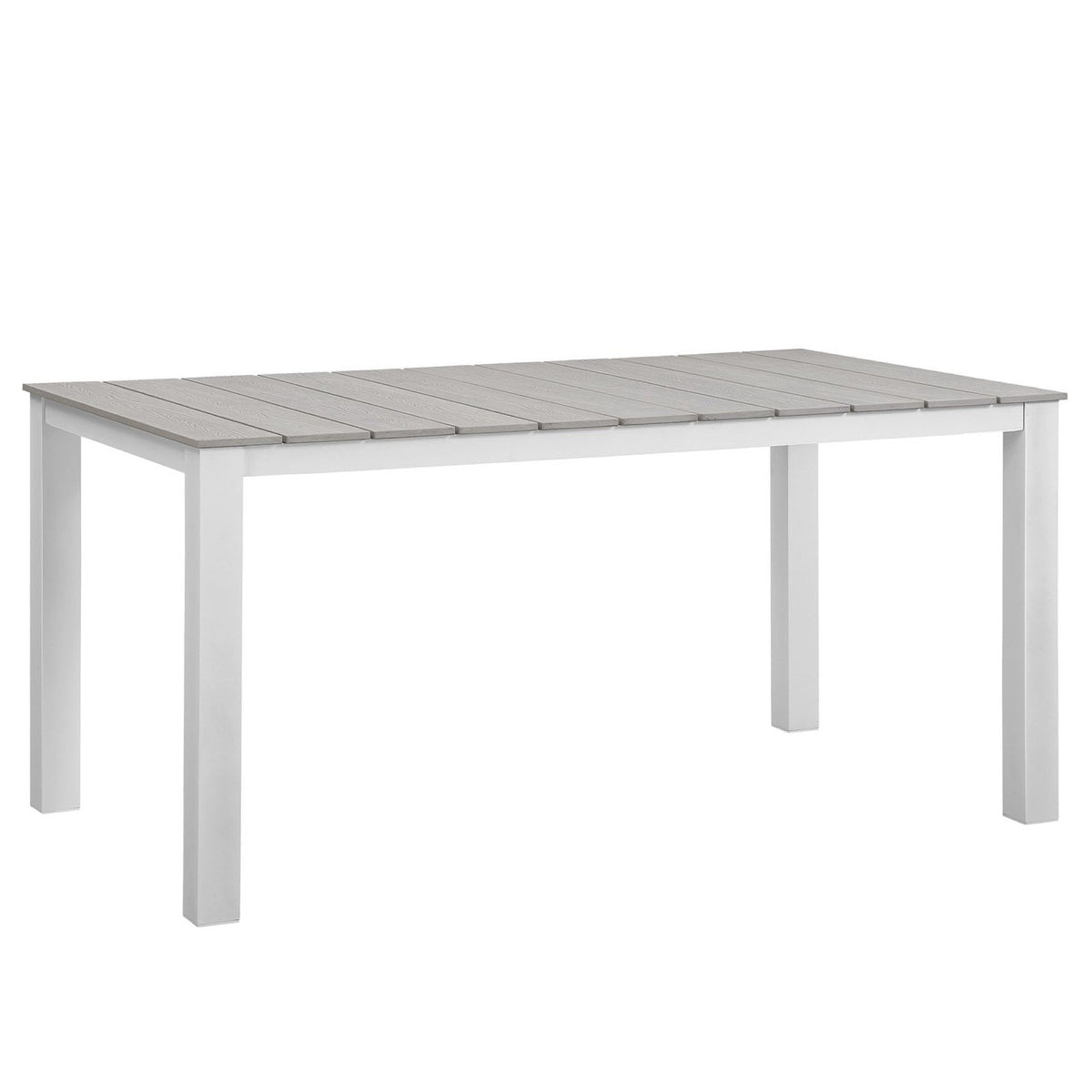 Maine 63" Outdoor Patio Dining Table by Modway
