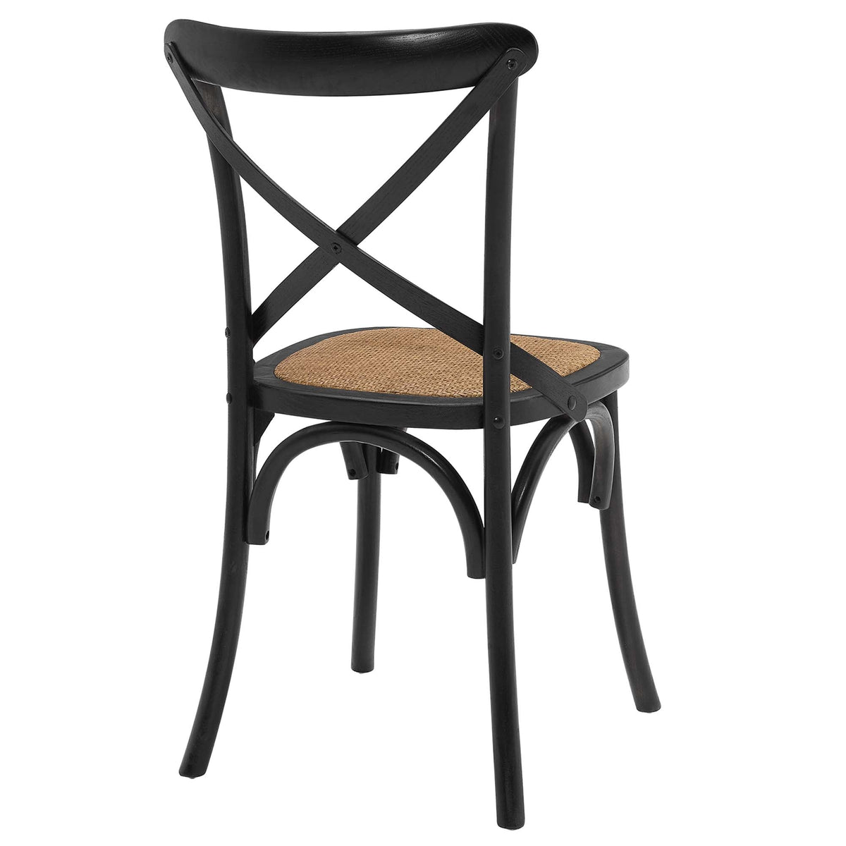 Gear Dining Side Chair by Modway - Black / Gray / Harbor / Midnight Blue / Natural / Walnut / White