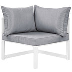 Fortuna 8 Piece Outdoor Patio Sectional Sofa Set by Modway