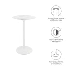 Lippa Round Faux Marble Bar Table by Modway