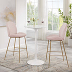 Lippa Round Faux Marble Bar Table by Modway