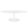 Lippa 48" Oval-Shaped Wood Coffee Table by Modway