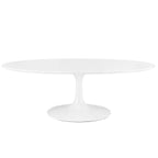 Lippa 48" Oval-Shaped Wood Coffee Table by Modway