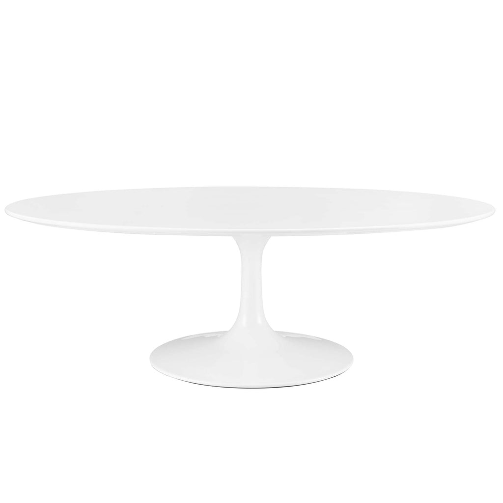 Lippa 48" Oval-Shaped Wood Coffee Table by Modway