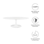 Lippa 48" Oval-Shaped Wood Coffee Table by Modway
