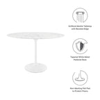 Lippa 48" Oval Faux Marble Dining Table by Modway - EEI-2021