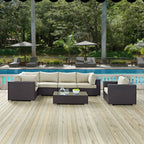 Convene 7 Piece Outdoor Patio Sectional Set by Modway