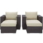 Convene 4 Piece Outdoor Patio Sectional Set by Modway