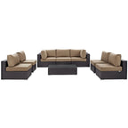 Convene 8 Piece Outdoor Patio Sectional Set by Modway