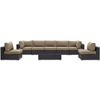 Convene 8 Piece Outdoor Patio Sectional Set by Modway