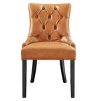 Regent Tufted Vegan Leather Dining Chair by Modway