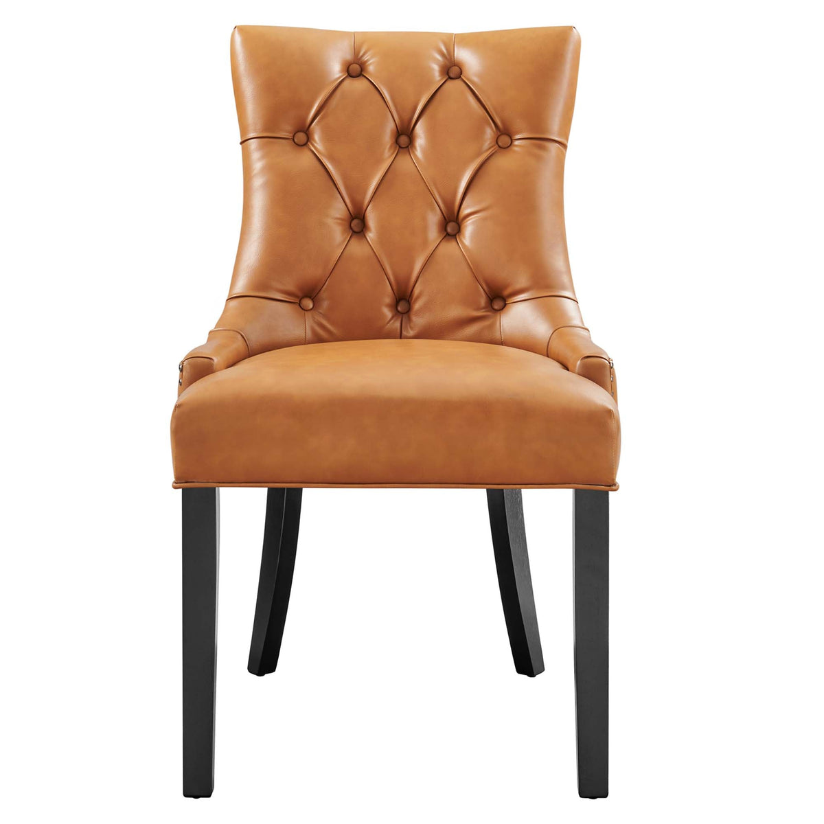Regent Tufted Vegan Leather Dining Chair by Modway