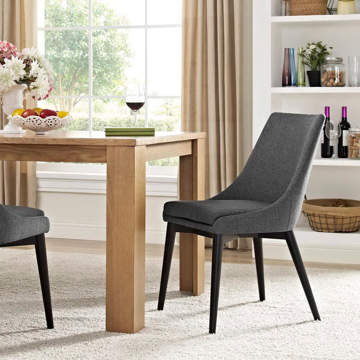Viscount Fabric Dining Chair by Modway