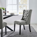 Baronet Button Tufted Fabric Dining Chair by Modway