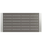 Shore Outdoor Patio Aluminum Rectangle Bar Table by Modway