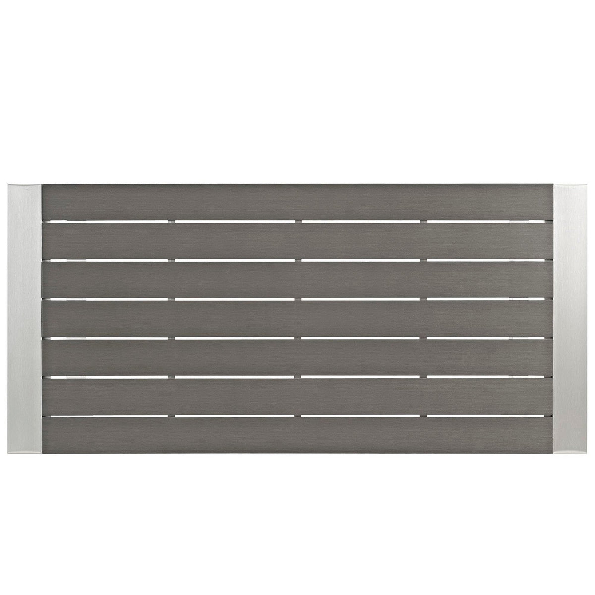 Shore Outdoor Patio Aluminum Rectangle Bar Table by Modway