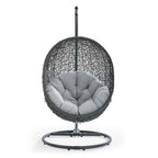 Hide Outdoor Patio Swing Chair With Stand by Modway