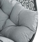 Hide Outdoor Patio Swing Chair With Stand by Modway