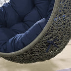 Hide Outdoor Patio Swing Chair With Stand by Modway