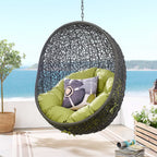 Hide Outdoor Patio Swing Chair With Stand by Modway