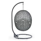 Hide Outdoor Patio Swing Chair With Stand by Modway