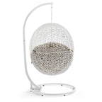 Hide Outdoor Patio Swing Chair With Stand by Modway