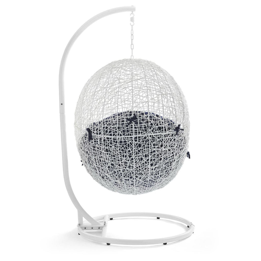 Hide Outdoor Patio Swing Chair With Stand by Modway