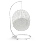 Hide Outdoor Patio Swing Chair With Stand by Modway