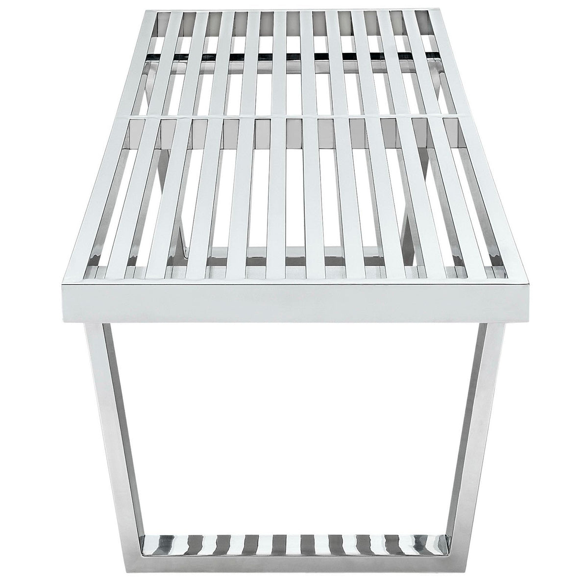 Sauna 5' Stainless Steel Bench by Modway