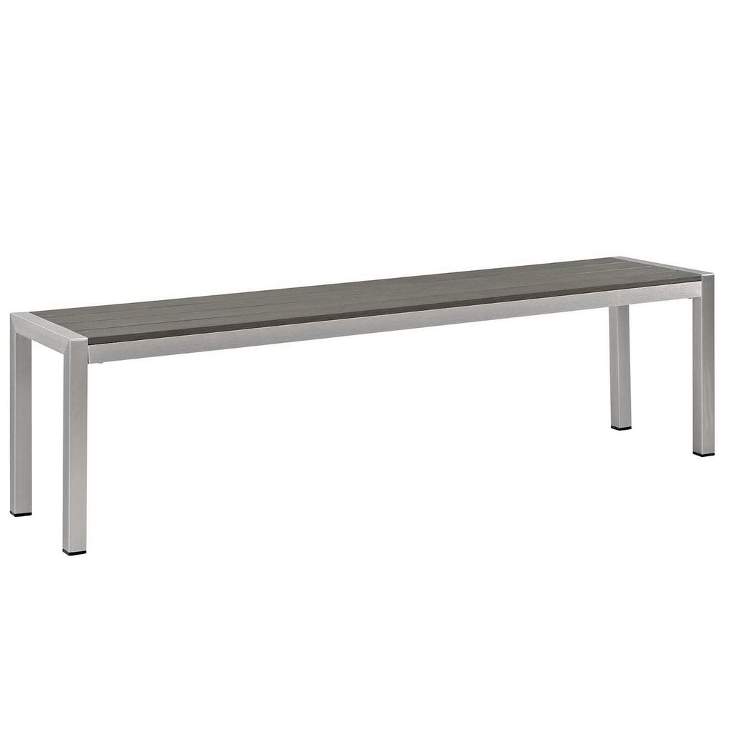 Shore 3 Piece Outdoor Patio Aluminum Dining Set by Modway