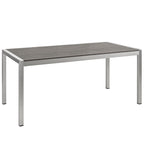 Shore 7 Piece Outdoor Patio Aluminum Dining Set by Modway