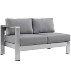 Modway Shore 5-Piece Aluminum Patio Sectional Set
