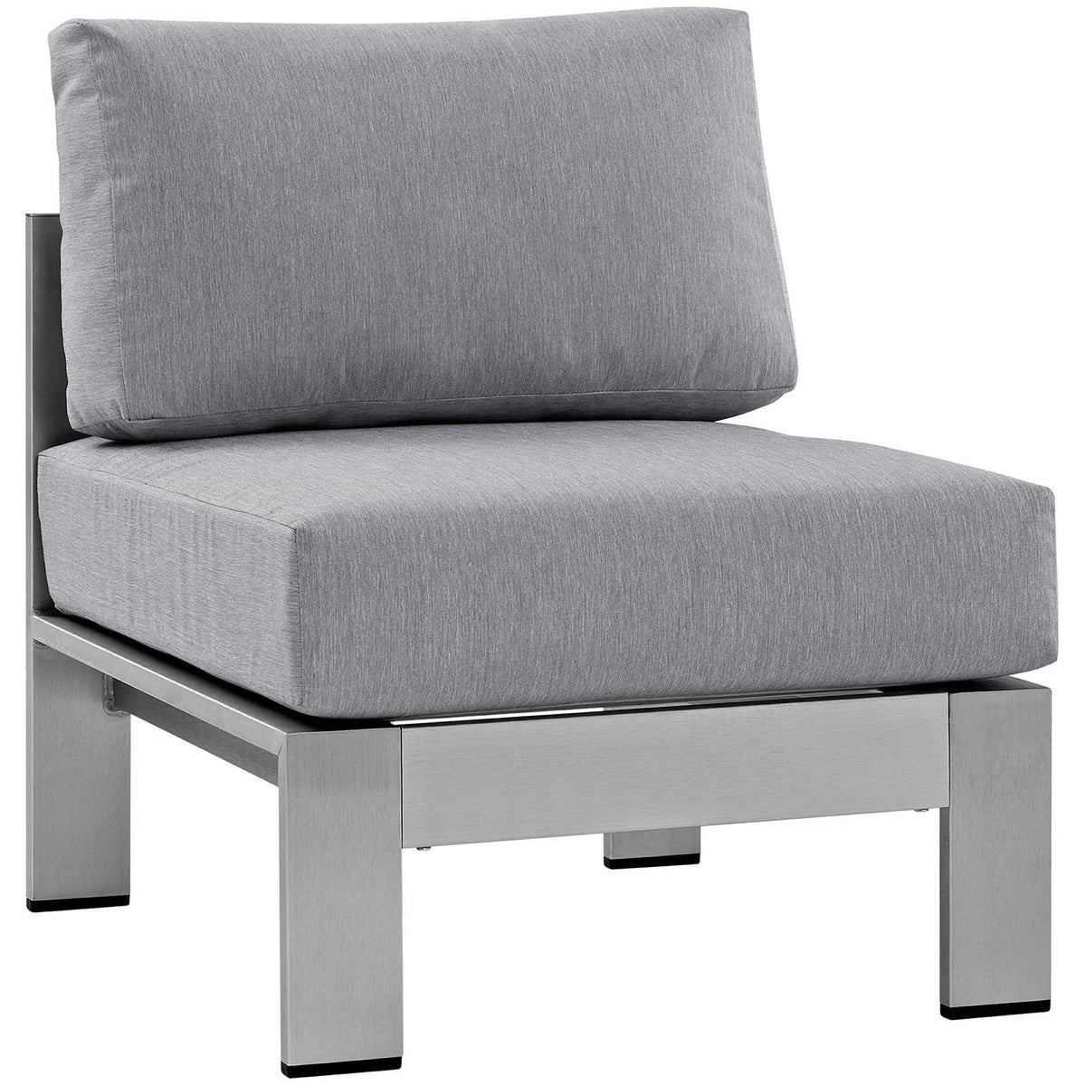 Modway Shore 5-Piece Aluminum Patio Sectional Set