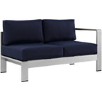 Modway Shore 5-Piece Aluminum Patio Sectional Set