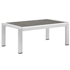 Modway Shore 5-Piece Aluminum Patio Sectional Set