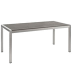 Shore 9 Piece Outdoor Patio Aluminum Dining Set by Modway
