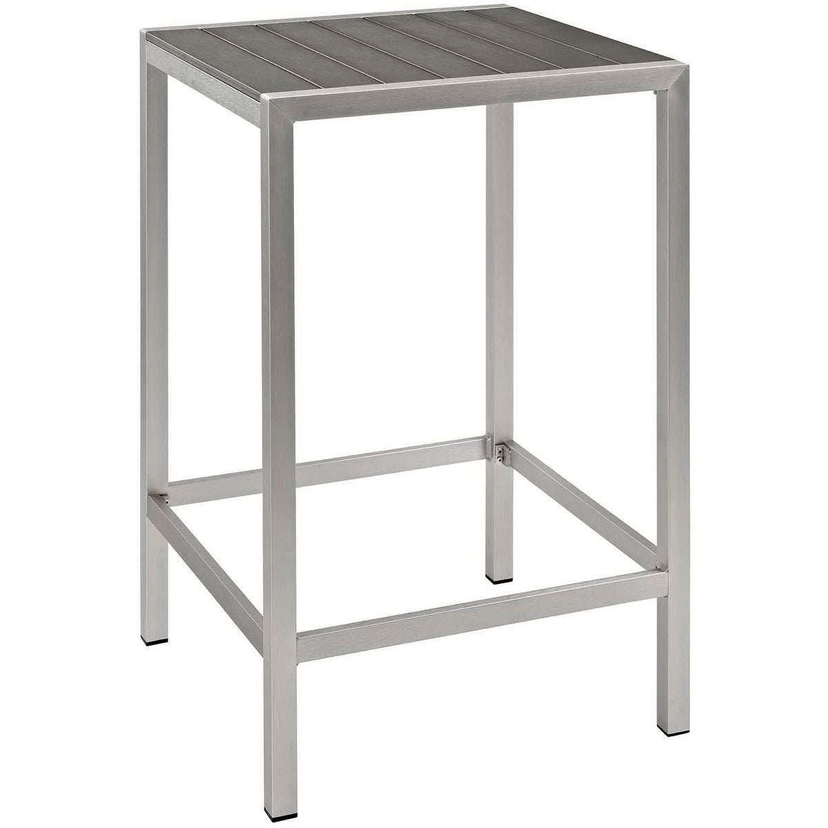 Shore 3 Piece Outdoor Patio Aluminum Pub Set by Modway - EEI-3157