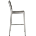 Shore 3 Piece Outdoor Patio Aluminum Pub Set by Modway - EEI-3158