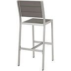 Shore 3 Piece Outdoor Patio Aluminum Pub Set by Modway - EEI-3158