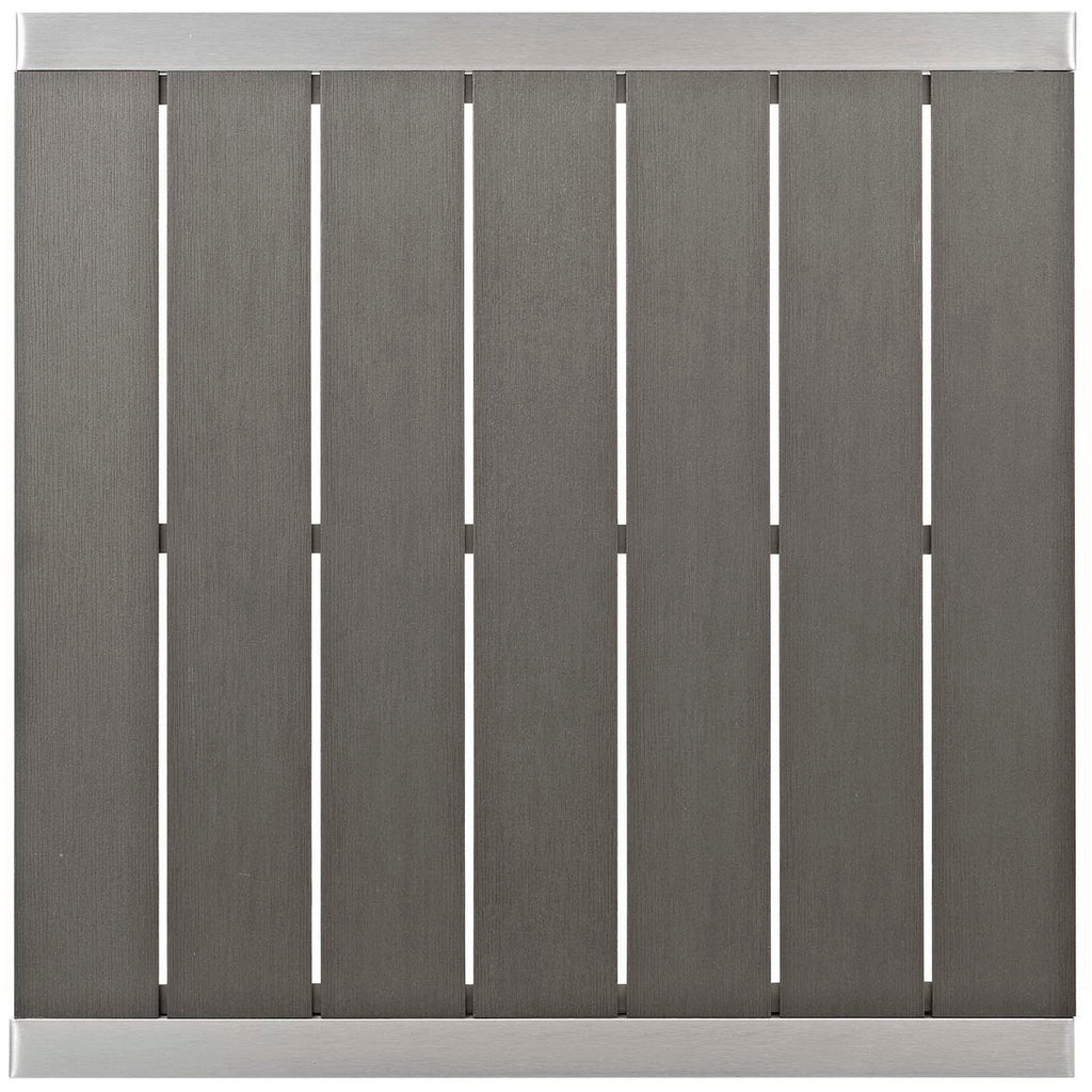 Shore 3 Piece Outdoor Patio Aluminum Pub Set by Modway - EEI-3158