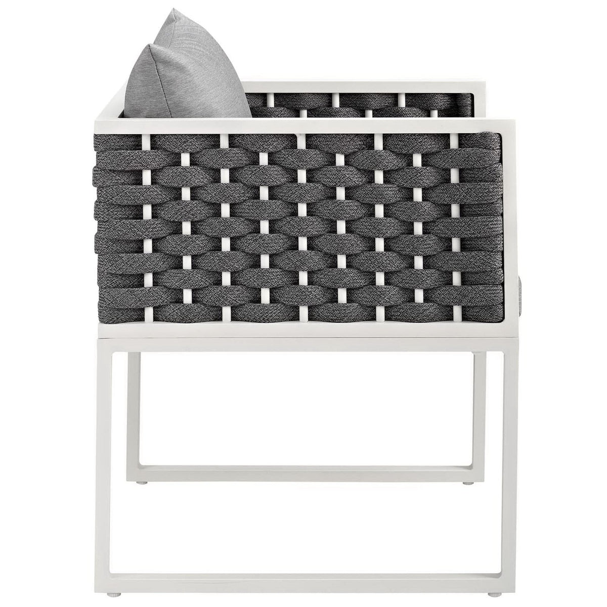 Stance Outdoor Patio Aluminum Dining Armchair Set of 2 by Modway